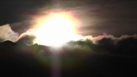 timelapse de nubes moviéndose