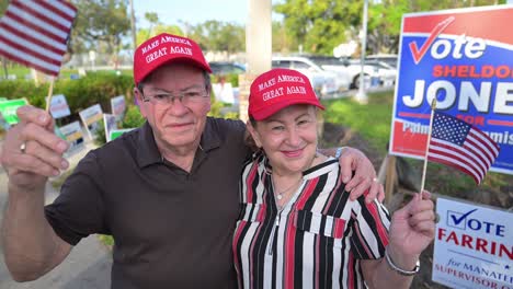 south florida senior citizens support maga initiative and donald trump campaign