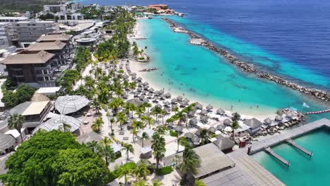 beach resort at willemstad in netherlands curacao