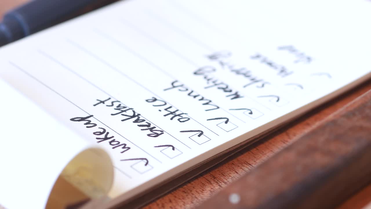 To Do List on a Notebook