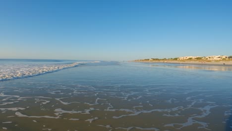 a beautiful, sunny summer's day at the beach in hilton head island in south carolina, usa