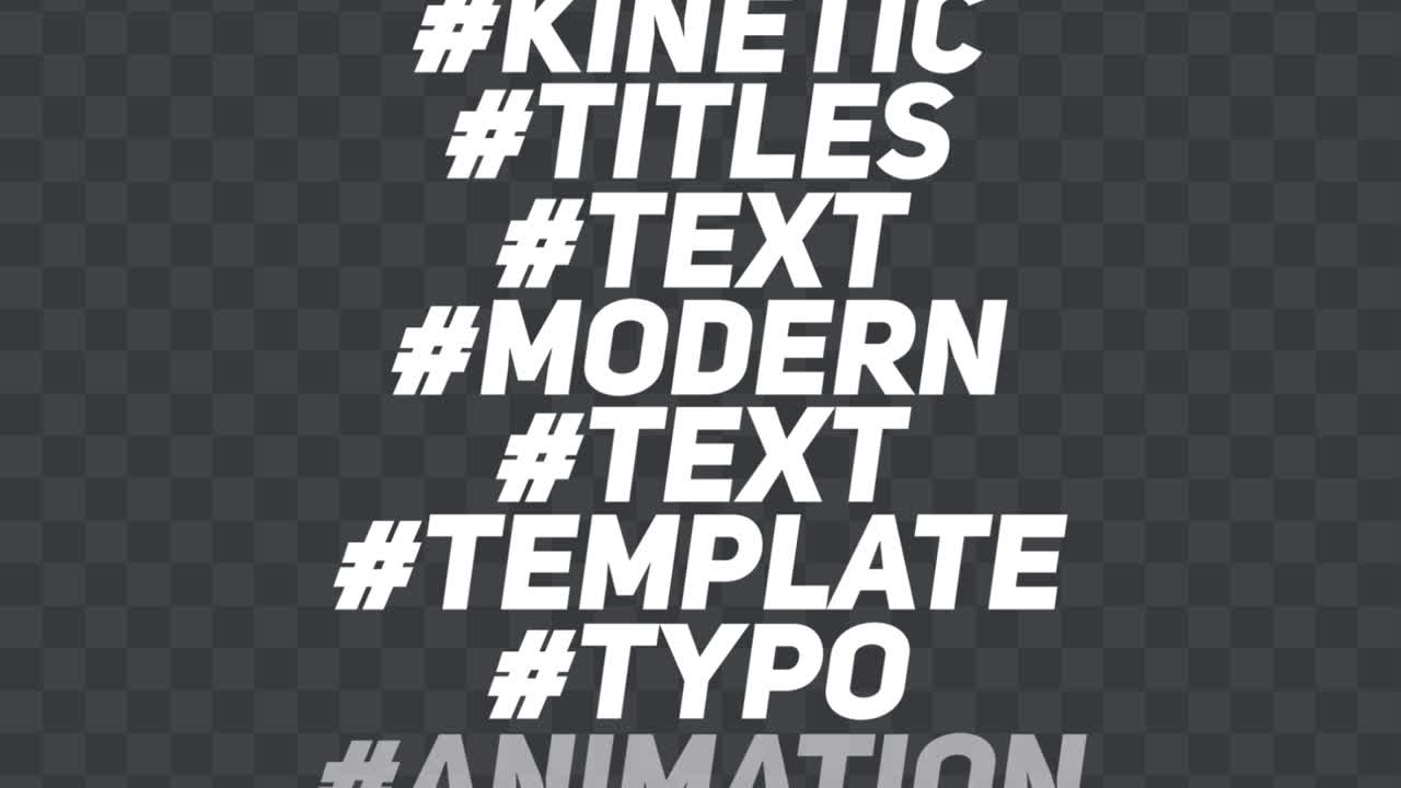 Kinetic Typography Style 06 Adobe After Effects 2023 Resolution 3840×2160