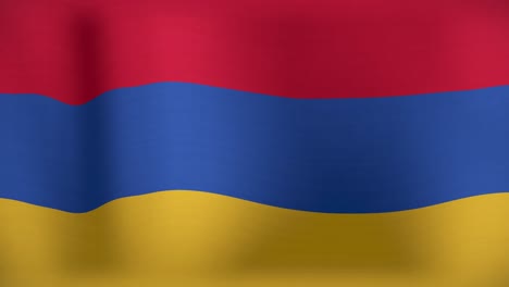 animation of waving flag of armenia