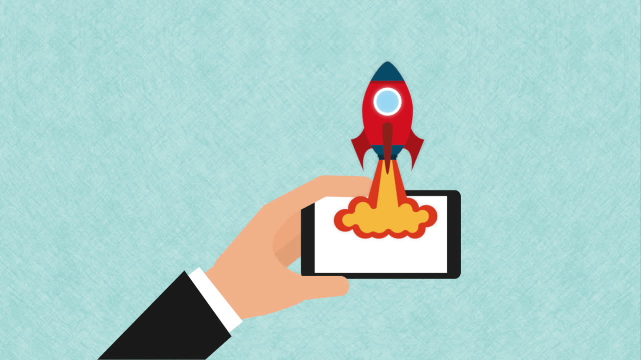 lanzamiento de la puesta en marcha móvil