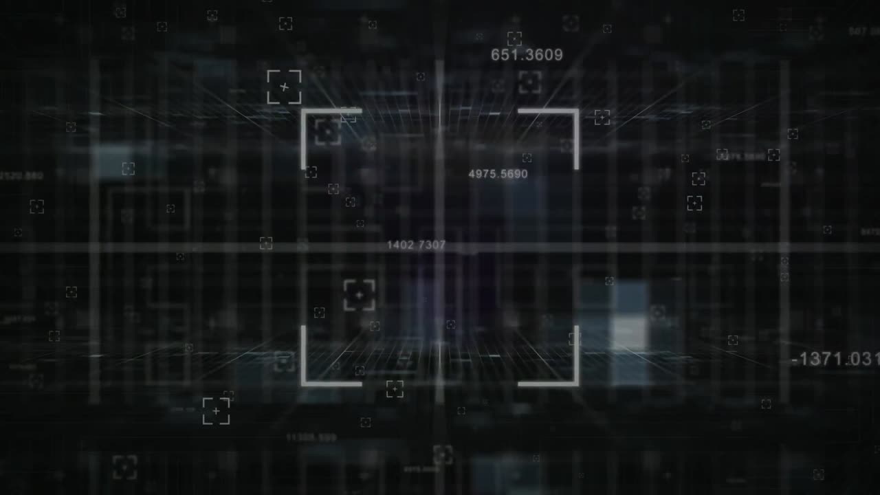 Animation of data processing over scope scanning