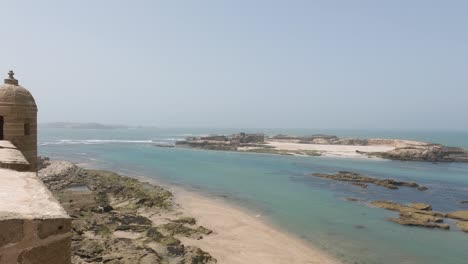 Sqala-du-Port,-artillery-platform-and-main-fortification-in-Essaouira,-Morocco