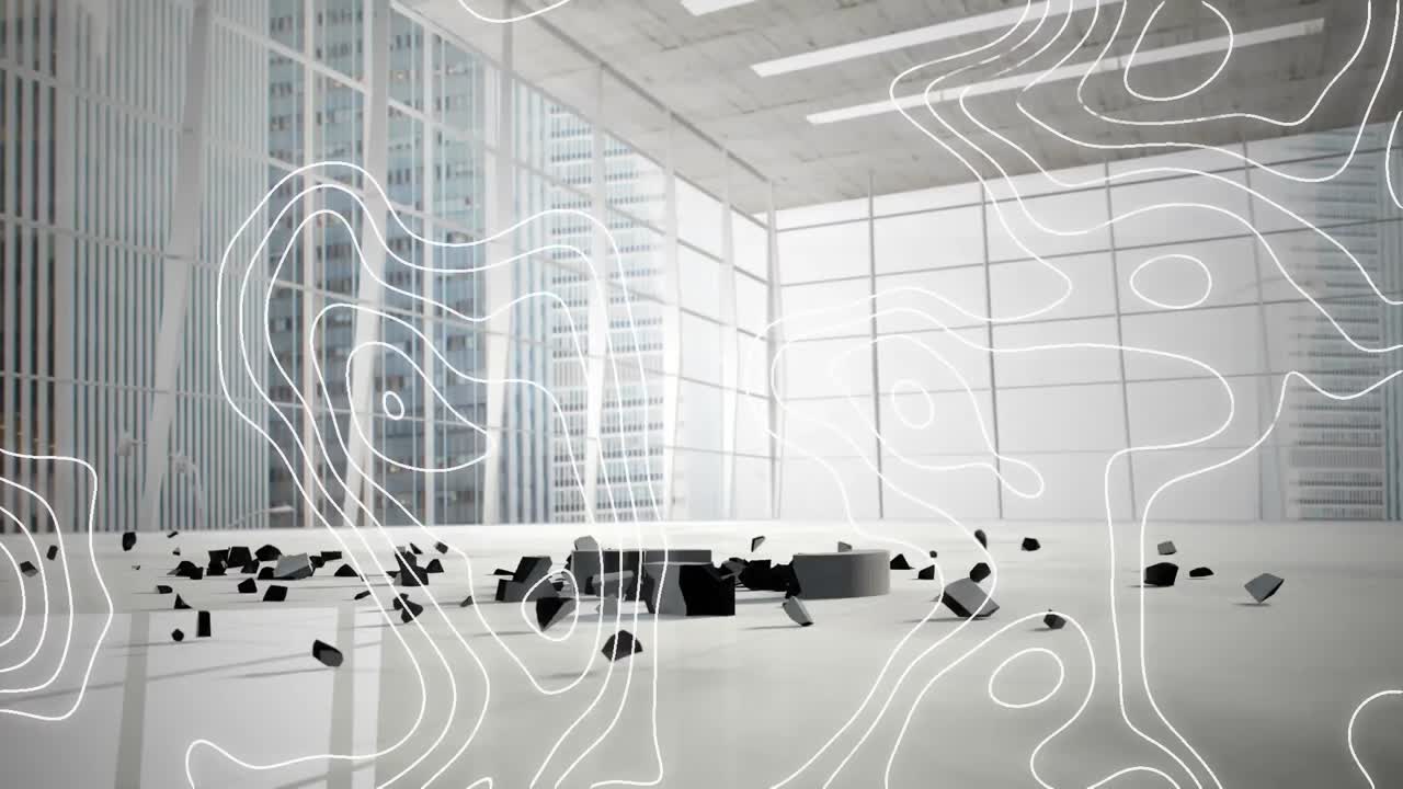 파운드 통화 상징에 대한 토포그래피가 떨어지고 사무실에 부러집니다.