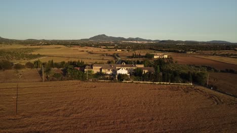 sunset mallorca countryside farming agrotourism