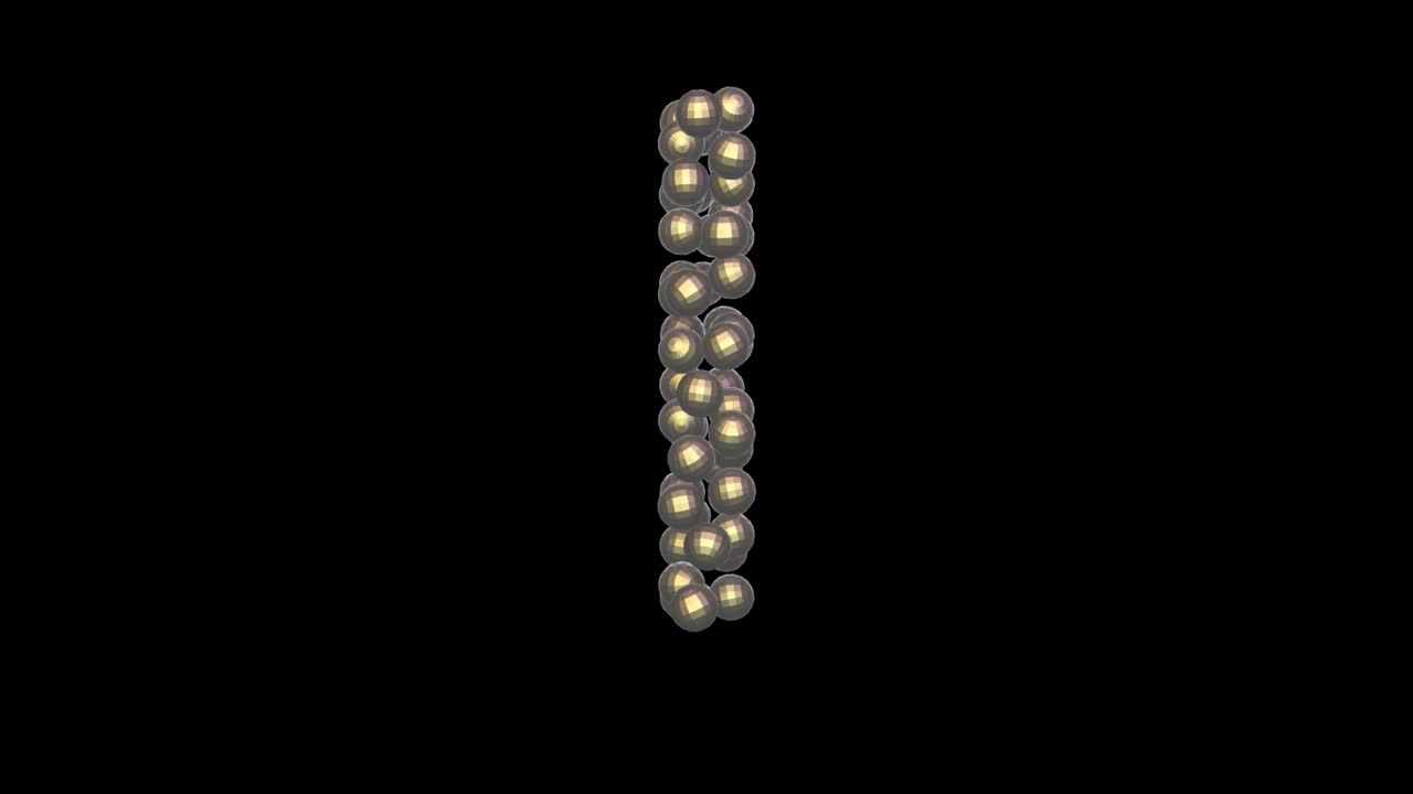 디스코 테마의 글 글자 i