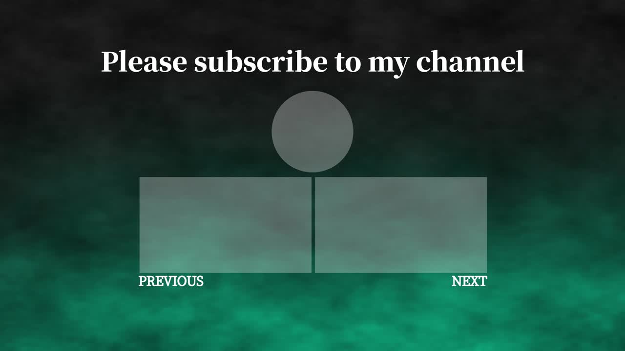 스모크 cg 엔드 카드 엔딩 스크린 모션 그래픽