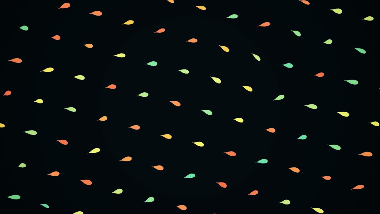 다채로운 비방울 패턴