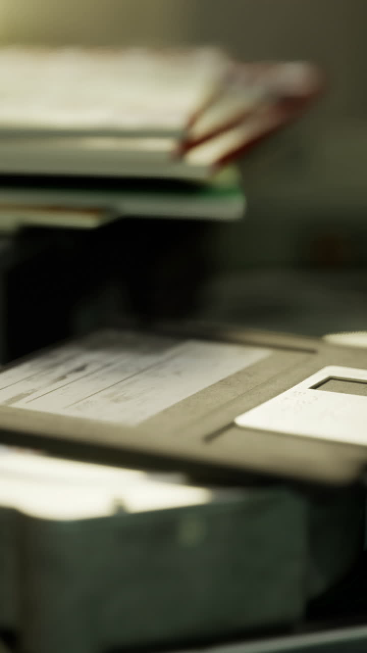 Capturing vintage technology in a cluttered workshop with nostalgic memories