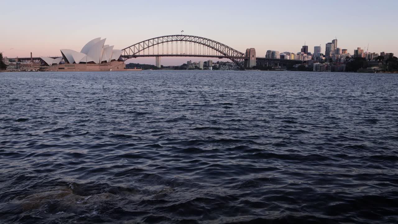 Sydney Harbour and The Opera House and Sydney Harbour Bridge, New South Wales, Australia