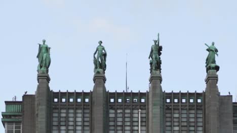 brussels, belgium, graffiti, mural, metro, bus, statues, and squares in slow motion