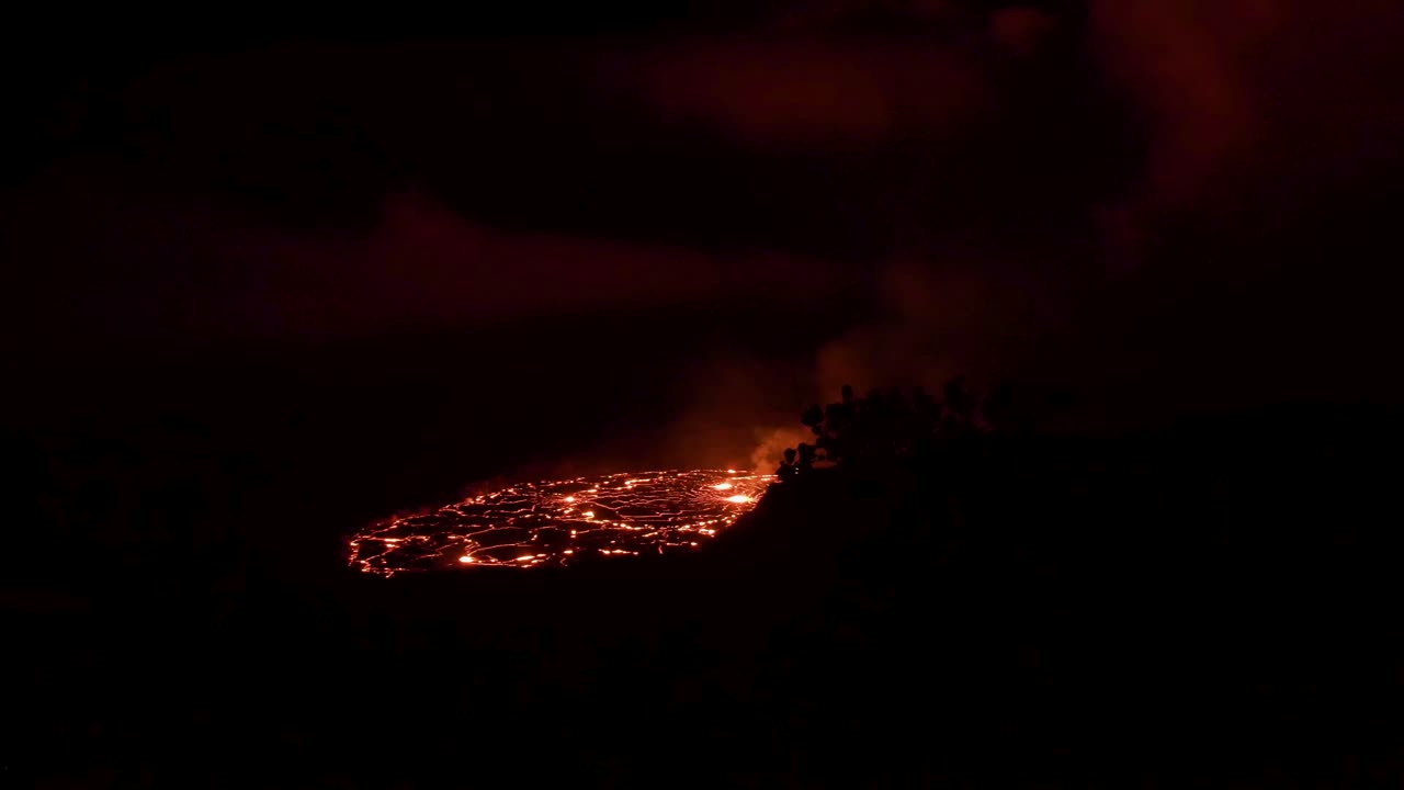 미국 하와이 빅아일랜드의 킬라우에아 (kilauea) 에서 은 은 용암 화산 폭발이 일어났다.