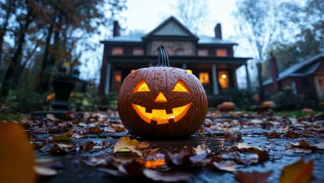 halloween pumpkin display