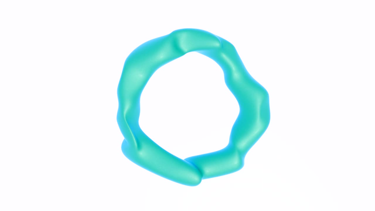 4k 추상 토러스 디자인 요소