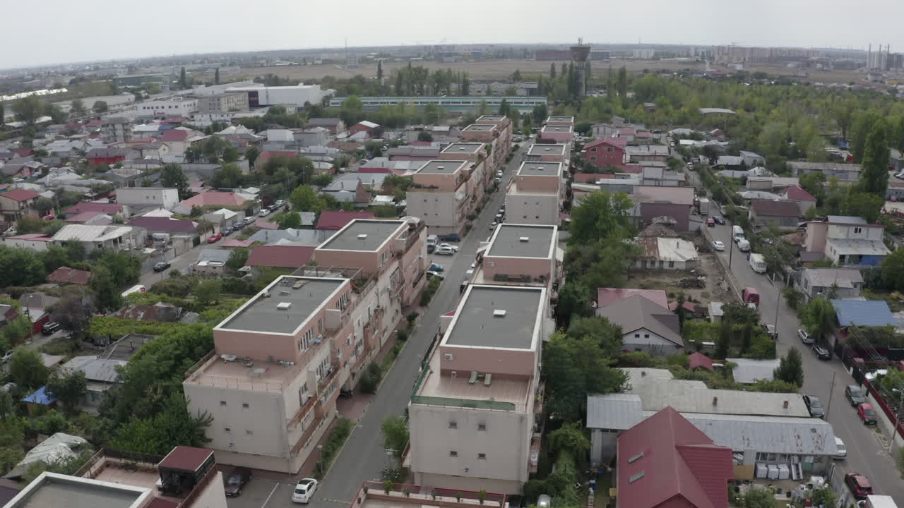 zona residencial en bucarest, rumania