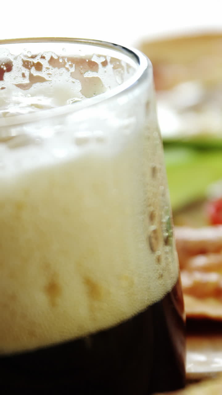 Soft drink being poured into glass