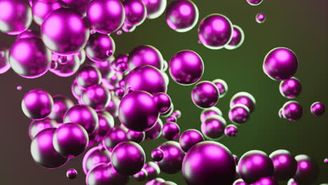 abstract pink and purple spheres