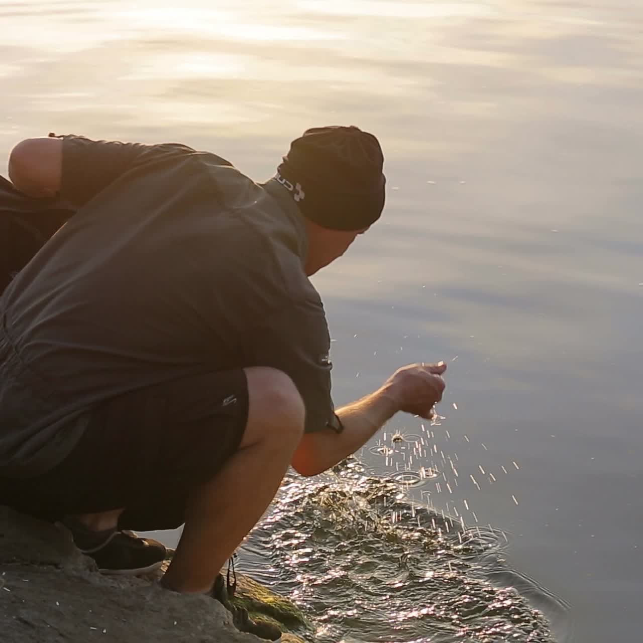 Man Hiker Enjoy The Viewpoint