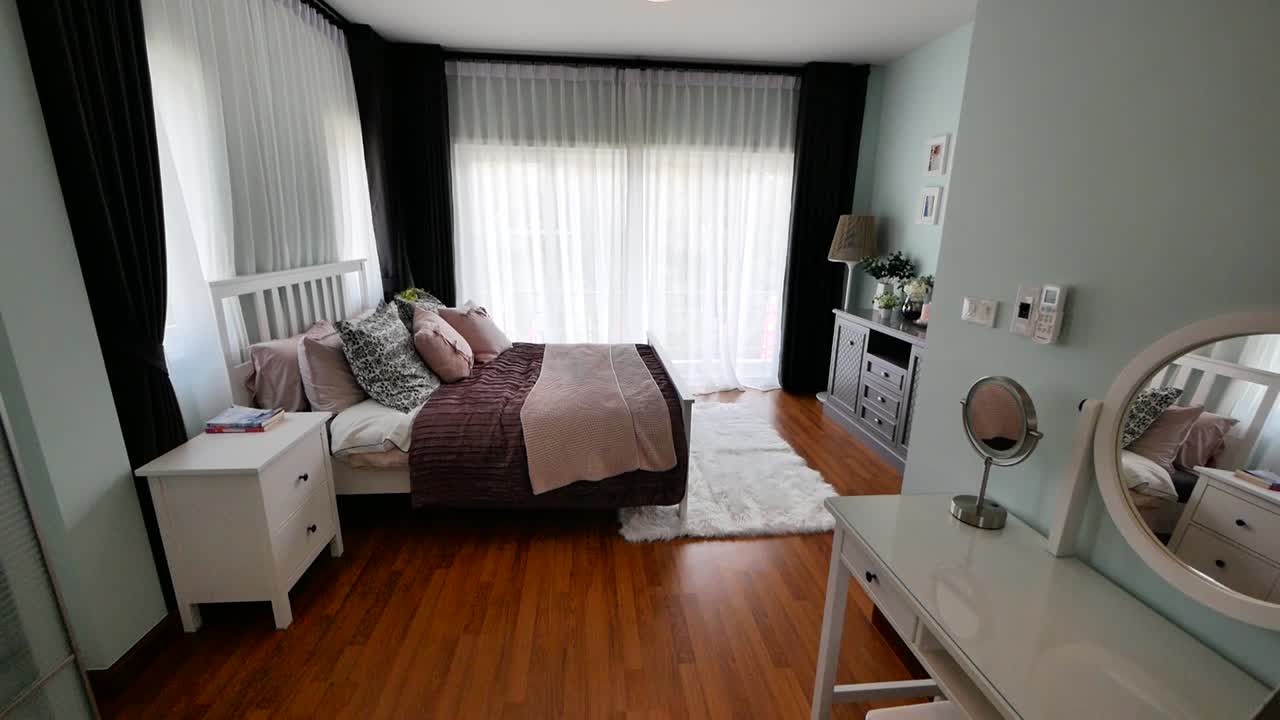 идея шикарного и элегантного оформления спальни