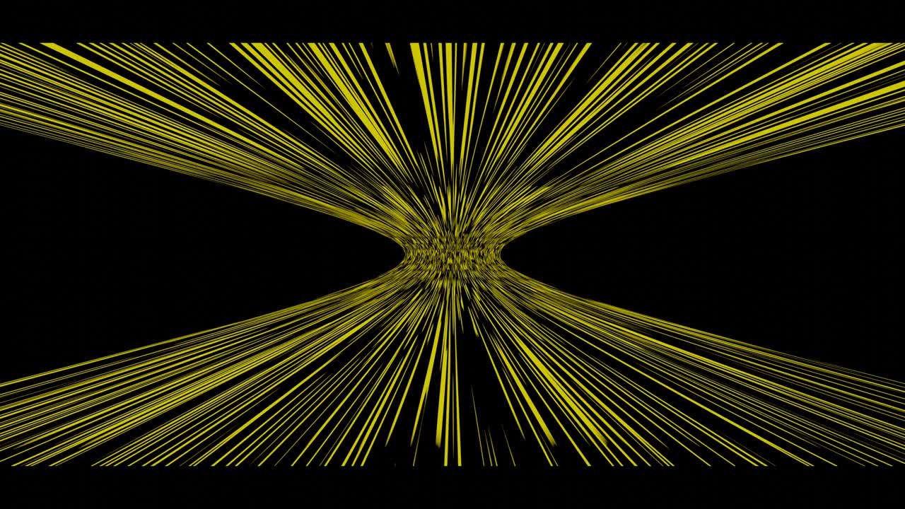 viajar a través de este agujero de gusano de ciencia ficción a velocidad warp video de stock
