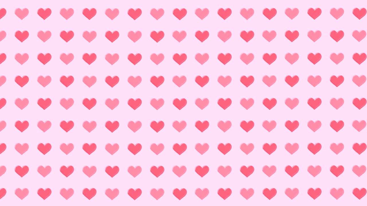 마음의 배경 비디오 - 발렌타인 데이 또는 결혼식 장식