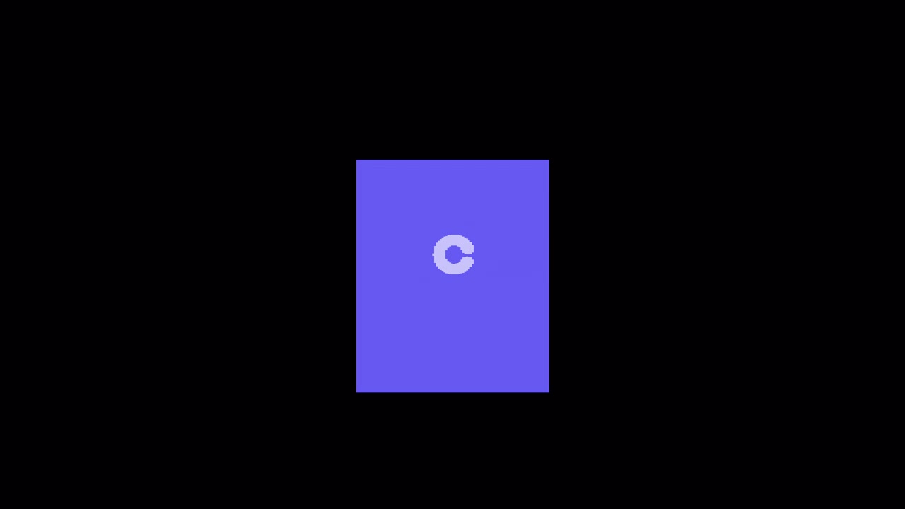 Animated Loading Spinner on Purple Background