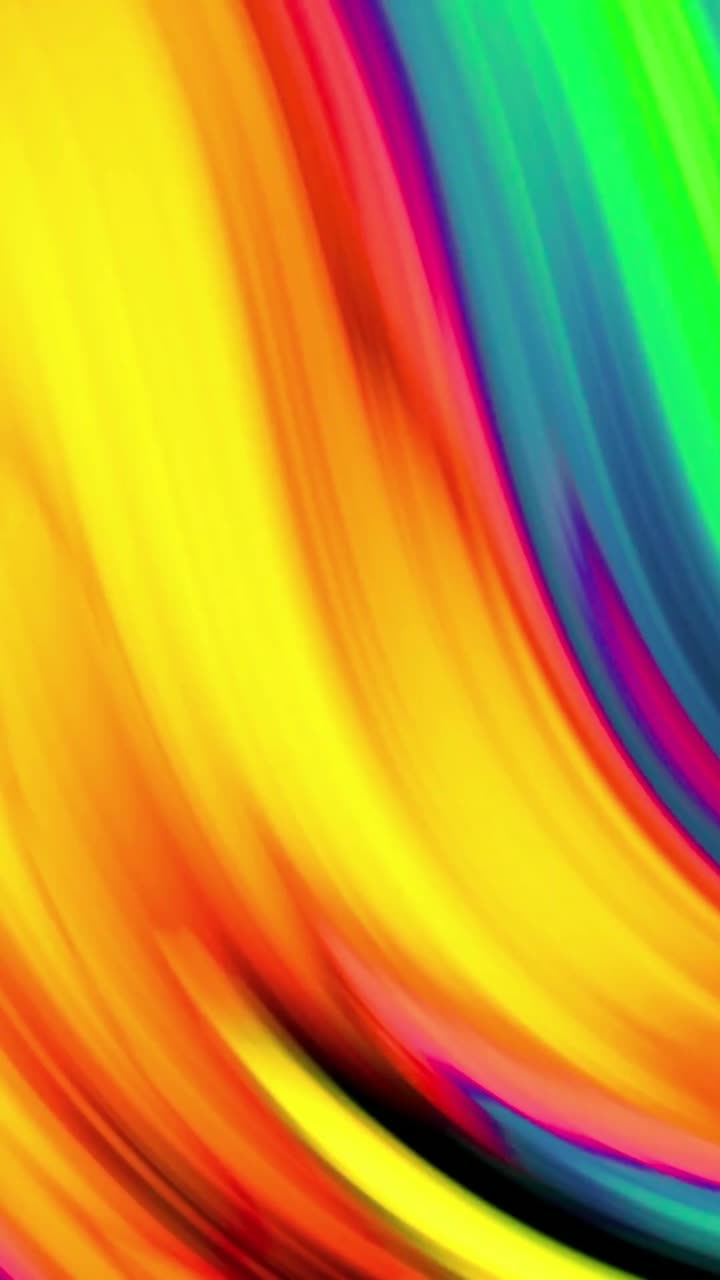Sfondo astratto di liquido vorticoso con colori vivaci e fluenti