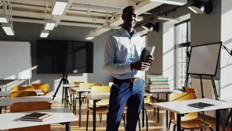 teacher in a classroom