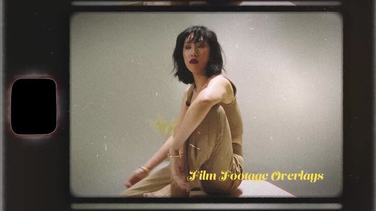 Film Footage and Light Leak Overlays