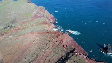 punta de san lorenzo aerial drone shots