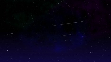 animación de partículas de meteoritos del universo gráficos de movimiento