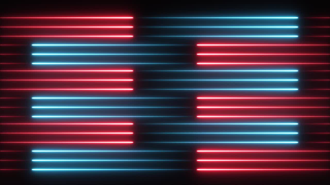 patrones de luz de neón abstractos