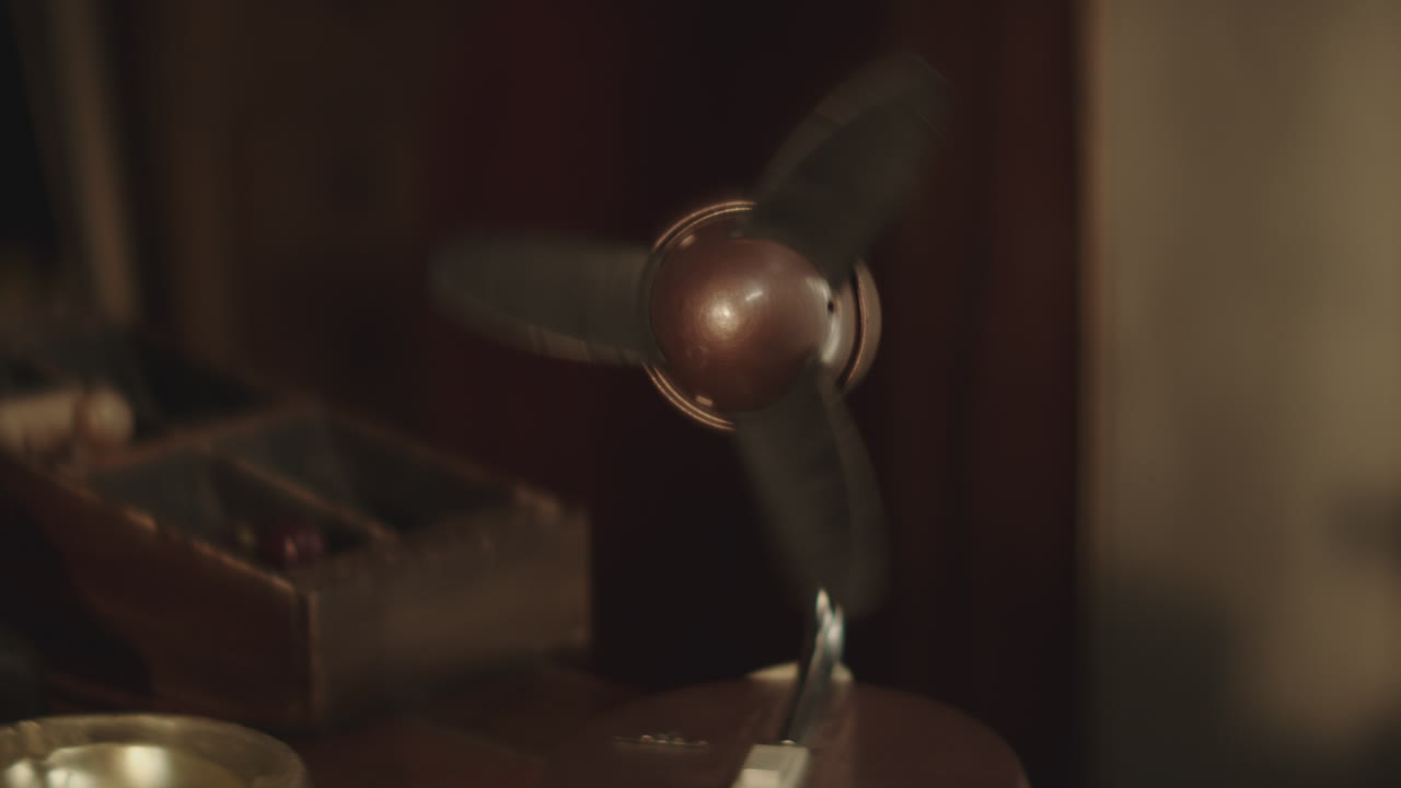 ventilador de escritorio de época