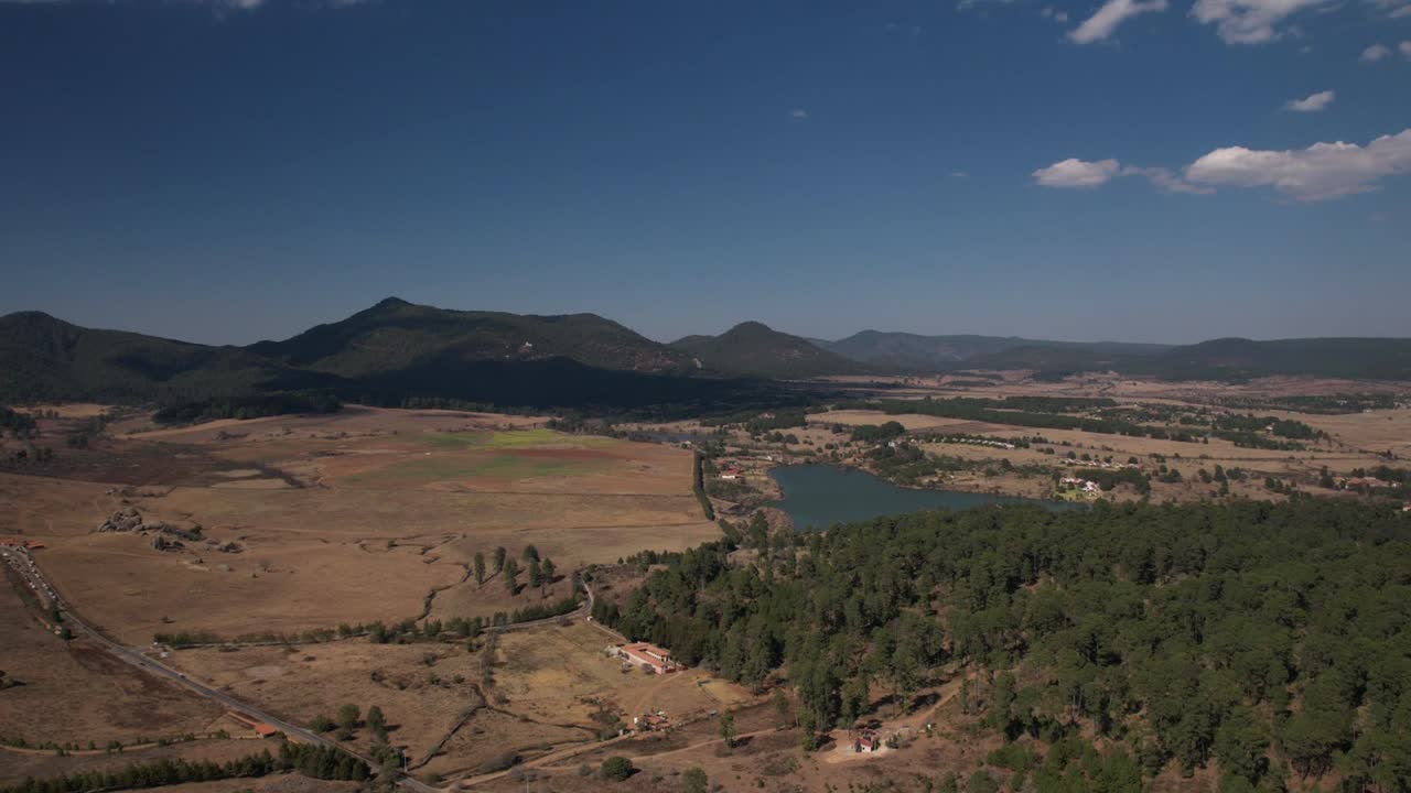 Ripresa aerea di Tapalpa in hyperlapse