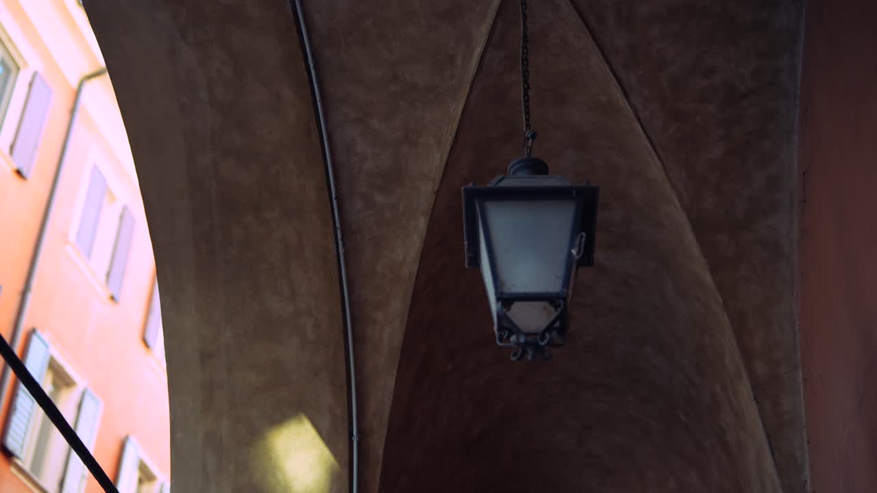 Italian Archway with Lamp