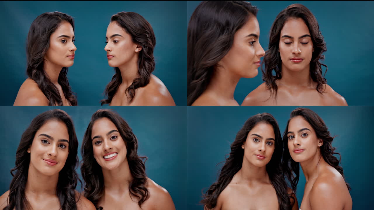 Retrato de las hermanas gemelas