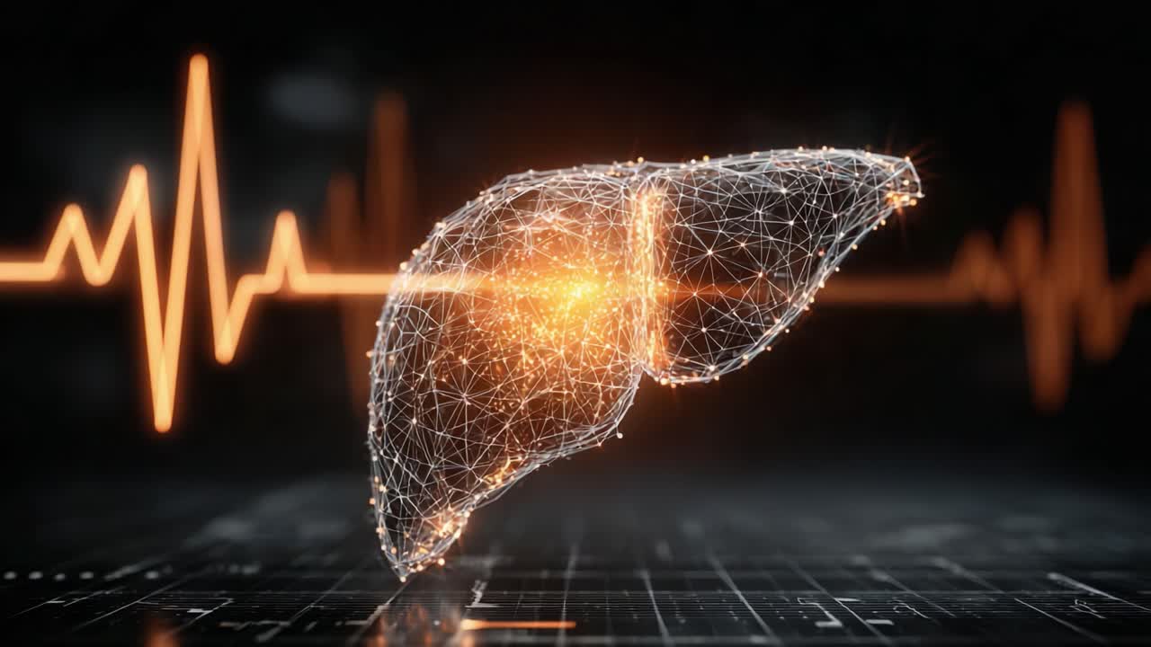 Visualizing the Liver: A Digital Representation of Liver Health Intertwined with Vital Signs for Medical Innovation and Understanding