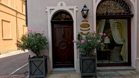 a picturesque street in alba, asti