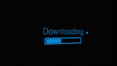 downloading data storage business technology network and data speed loading progress bar progress