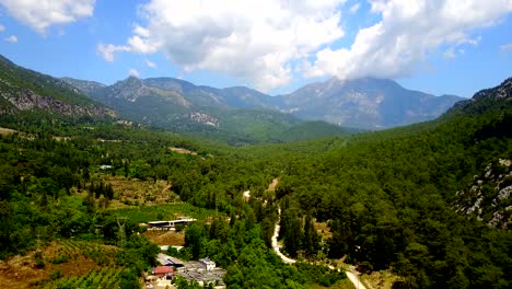 el paisaje. monte tahtali olympos en la provincia de antalya, turquía