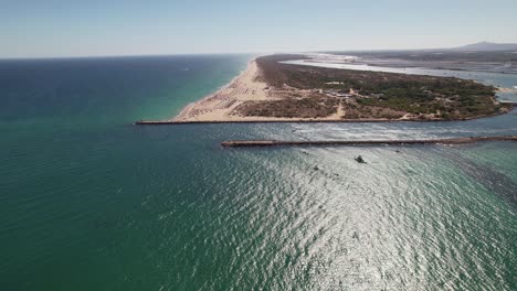 vacaciones de verano en playas tropicales vista aérea