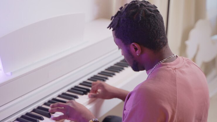 Man Playing Piano