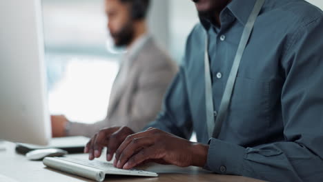 Keyboard,-hands-and-businessman-in-the-office