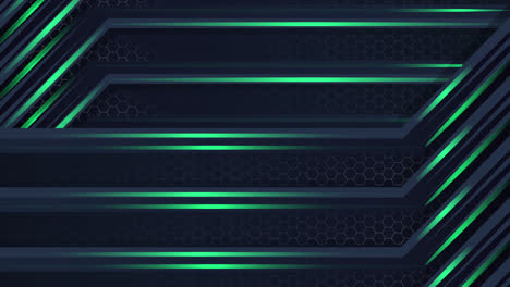 dark futuristic background with neon green lines