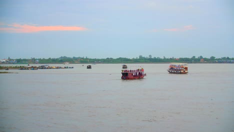 Mekong-River-Ships-Driving-Cambodia-Phnom-Penh-Countryside-Town-Tourism-Asia-Culture-4K