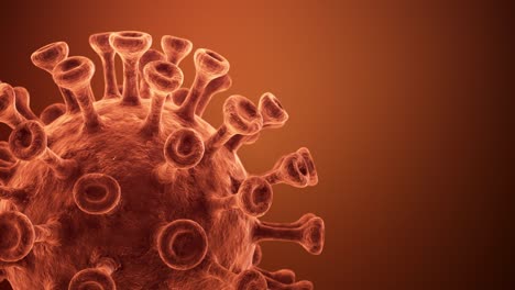 animation of covid -19 coronavirus concept background loop