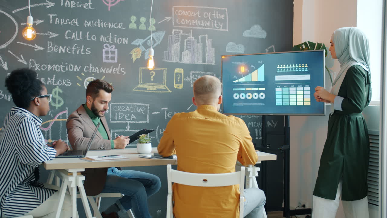 reunión de presentación de negocios